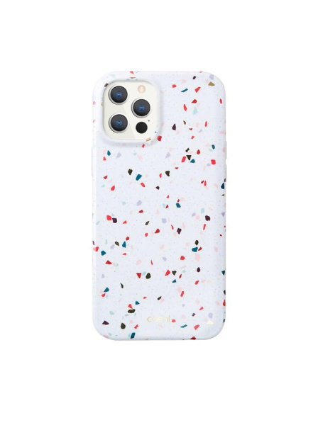 Чехол Uniq для iPhone 12 Pro Max Coehl Terrazzo White