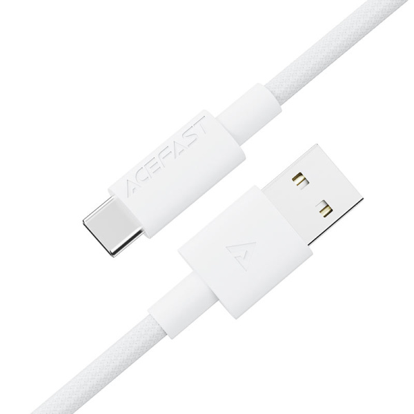 Кабель для зарядки ACEFAST С18-04 USB-A - USB-C 1.2m White