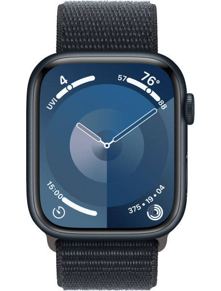 Часы Apple Watch Series 9 45mm Midnight Aluminum Case with Midnight Loop Band (GPS)