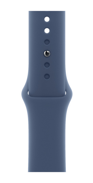 Часы Apple Watch Series 10 42mm Silver Aluminum Case with Denim Sport Band (GPS + LTE) (размер M/L)