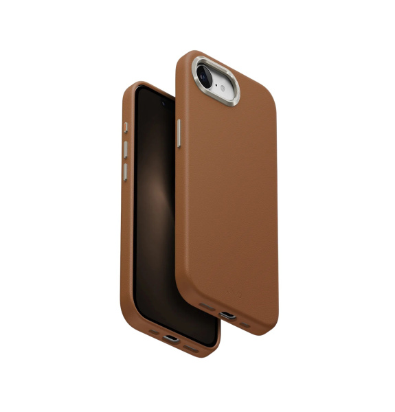 Защитный чехол UNIQ Lyden (MagSafe) для iPhone 16e/17e Caramel