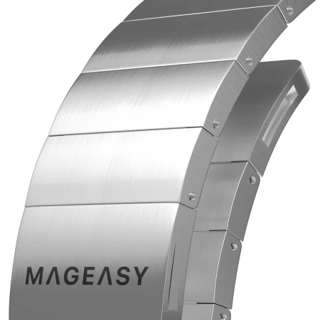 Ремешок SwitchEasy Maestro-M Mag Stainless Steel Watch Loop для Apple Watch 42/44/45/49mm Silver Ремешок SwitchEasy Maestro-M Mag Stainless Steel Watch Loop для Apple Watch 42/44/45/49mm Silver