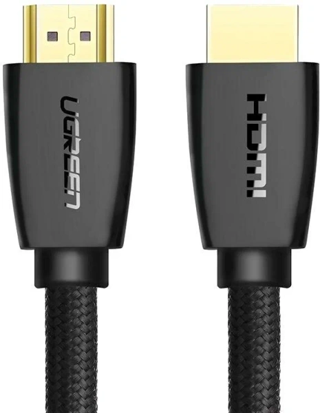 Кабель Ugreen HD118 (40409) HDMI Male To Male Cable with Nylon Braid 1.5m Black