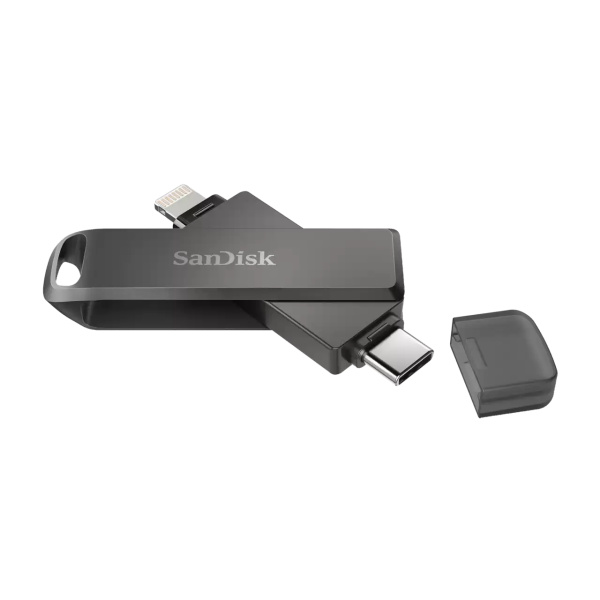 Флешка SanDisk iXpand Luxe USB-С/Lightning 128ГБ