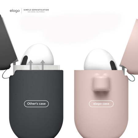 Чехол Elago для AirPods 3 (2021) Silicone Hang Case Sand Pink