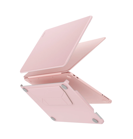 Защитный чехол Uniq Lyden Versa Laptop sleeve/stand для MacBook Neo 13 Petal Pink