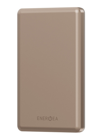 Внешний аккумулятор Energea AluPac MINI 5K, 5000W MagSafe 15W USB-C 20W Ultra Light Aluminium Gold