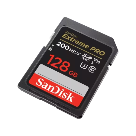 Карта памяти Sandisk SD Extreme Pro U3 4K V30 R200 W90 128GB