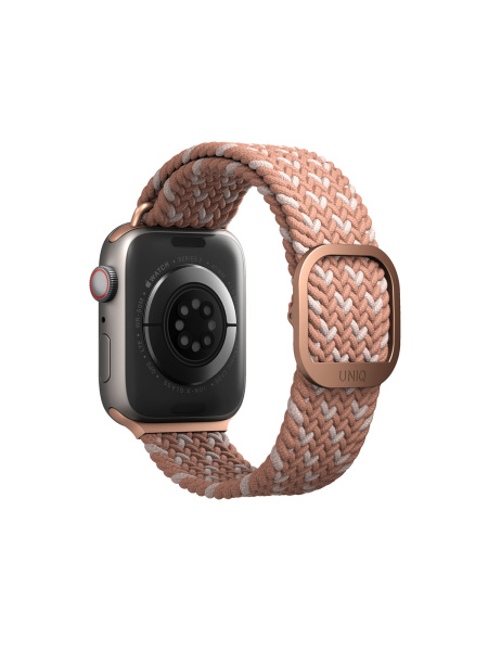 Ремешок Uniq для Apple Watch 38-41 mm ASPEN Strap Braided Citrus Pink