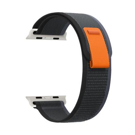 Ремешок Lyambda Meleph для Apple Watch 38-41 мм Black/Grey/Orange