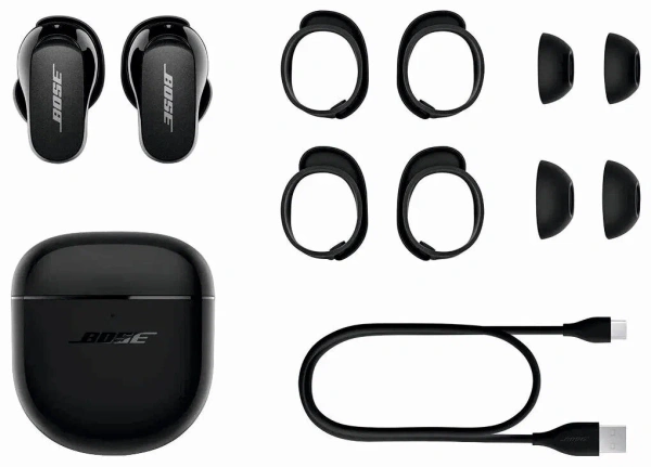 Беспроводные наушники Bose QuietComfort Earbuds II True Wireless Triple Black