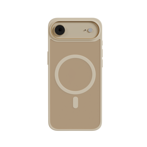 Защитный чехол AceCase Soft Rim Beige для iPhone Air