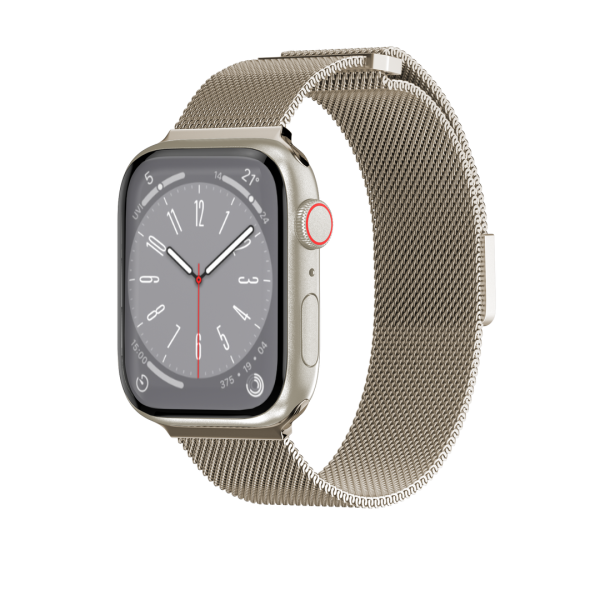 Ремешок Switcheasy Mesh Stainless Steel Apple Watch Loop для Apple Watch 42/44/45/49mm Starlight