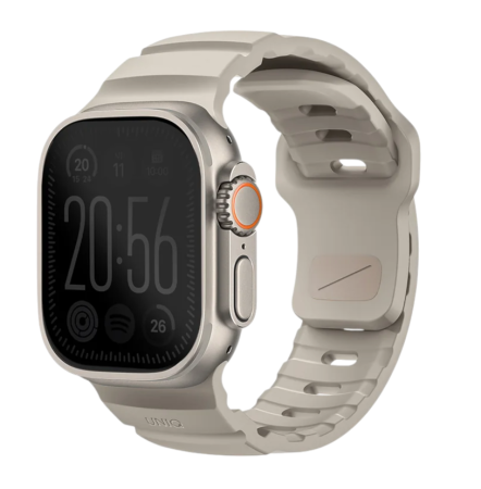 Ремешок Uniq для Apple Watch 44/45/46/49mm Alton Waterproof Silicone Light Sand
