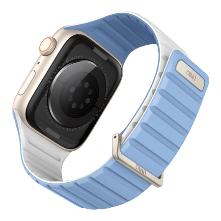 Ремешок Uniq для Apple Watch 38-41 mm Revix EVO Reversible Magnetic Powder Blue / White Ремешок Uniq для Apple Watch 38-41 mm Revix EVO Reversible Magnetic Powder Blue / White