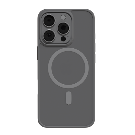 Защитный чехол AceCase Soft Rim Natural Titanium для iPhone 16 Pro Max