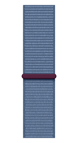 Apple Watch SE (2023) 44mm Silver Aluminum Case with Winter Blue Sport Loop (GPS)