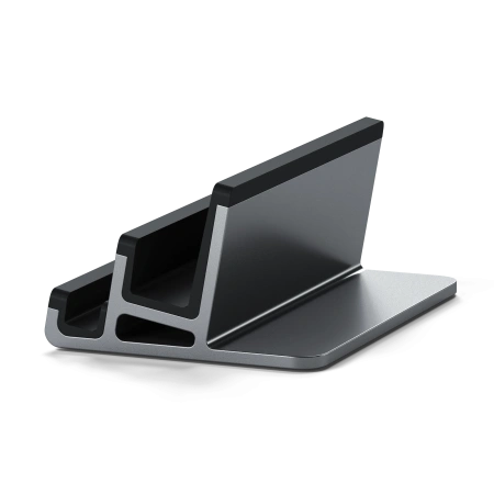 Двойная подставка Satechi Dual Vertical Laptop Stand Space Gray