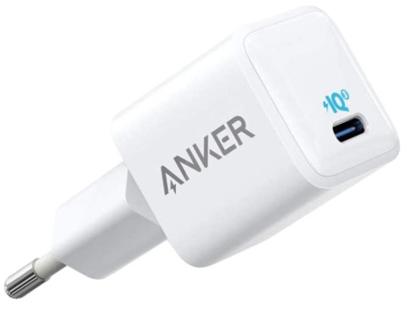 Сетевое зарядное устройство Anker PowerPort 3 Nano 20W USB-C White