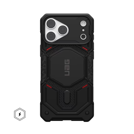 Защитный чехол UAG Monarch Pro Kevlar with Magsafe для iPhone 18 Pro/17 Pro Black