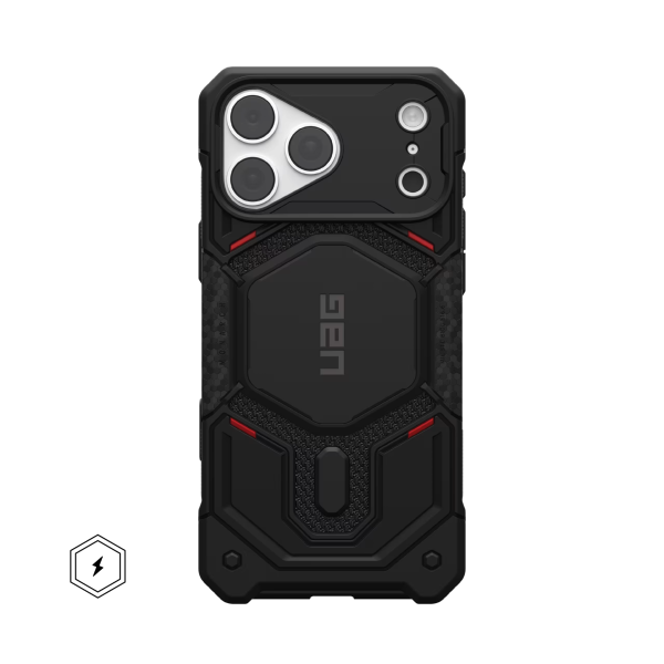 Защитный чехол UAG Monarch Pro Kevlar with Magsafe для iPhone 18 Pro Max/17 Pro Max Black