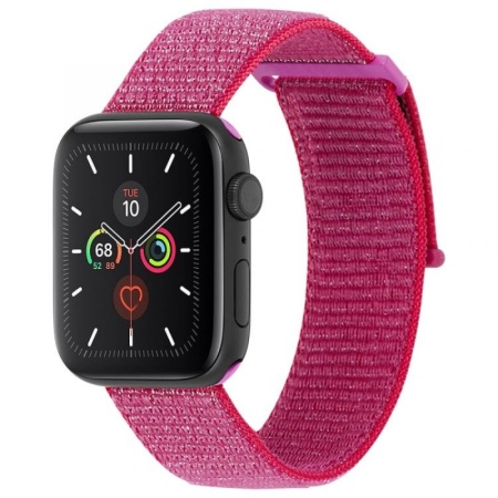 Ремешок Case-Mate Nylon Watch Band для Apple Watch 42-45mm Metallic Pink