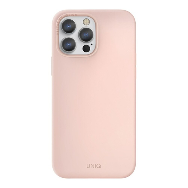 Защитный чехол Uniq Lino для iPhone 13 Pro Max Pink