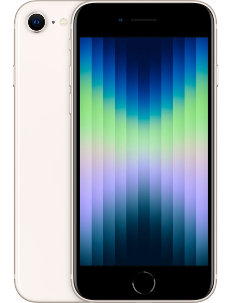 Смартфон Apple iPhone SE (2022) 128GB Starlight (Сияющая звезда)