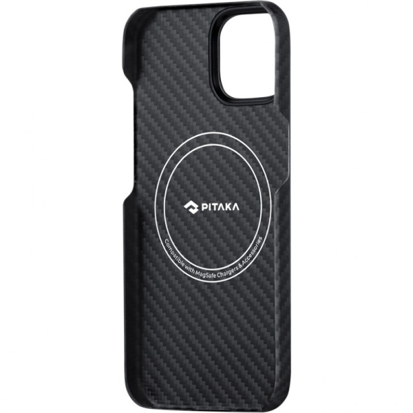 Защитный чехол Pitaka MagEZ Case 4 для iPhone 15 Plus Black / Grey