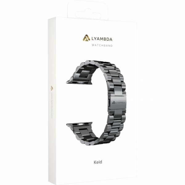 Ремешок Lyambda Keid для Apple Watch 42-45 мм Black