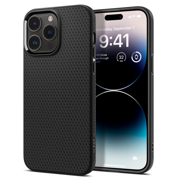 Защитный чехол Spigen Liquid Air для iPhone 14 Pro Max Matte Black