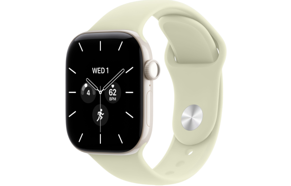 Часы Apple Watch Series 12 46mm Pearl White Ceramic Case with Pale Succulent Sport Band (GPS + LTE) (M/L)