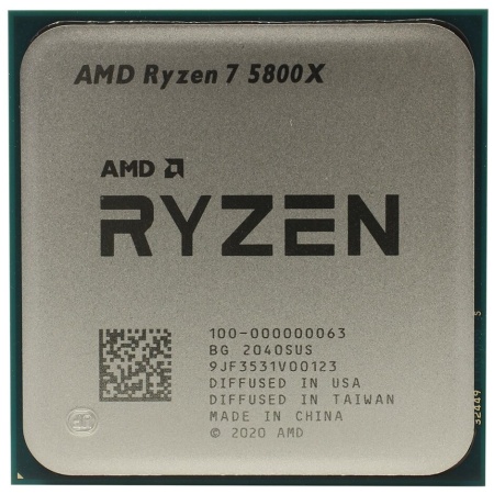 Процессор AMD Ryzen 7 5800X AM4, 8 x 3800 МГц, OEM