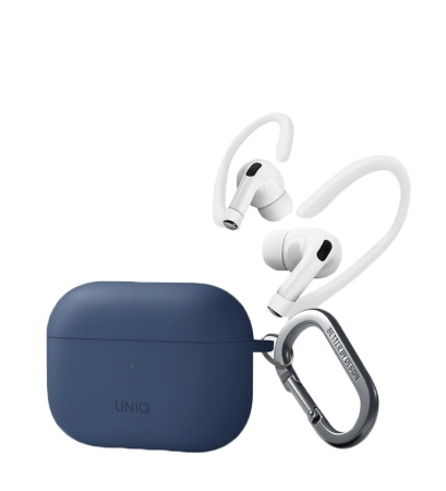 Чехол Uniq с карабином и держателем для AirPods Pro 2 NEXO Caspian Blue