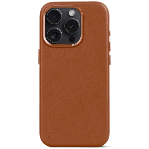 Защитный чехол Decoded Leather iPhone 15 Pro Max MagSafe Tan