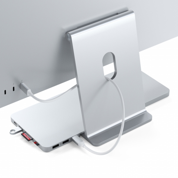 Док-станция Satechi USB-C Slim Dock для iMac 24" Silver