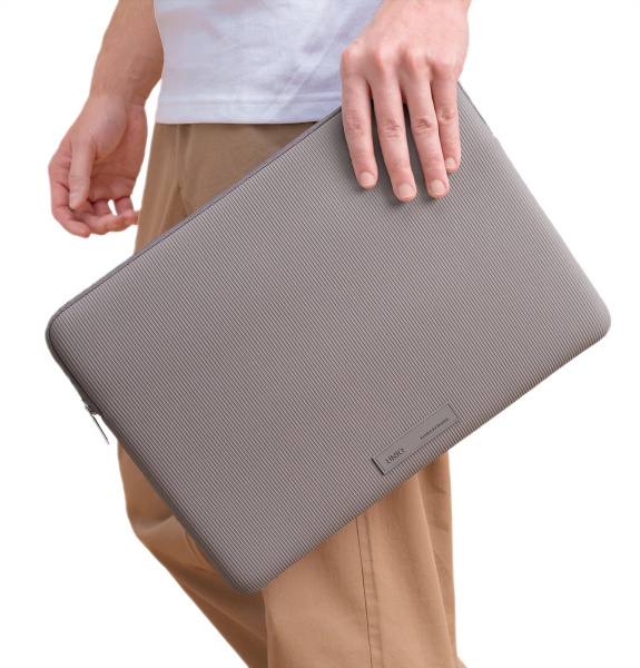 Защитный чехол Uniq Cyprus Ridge Edition Neoprene Laptop sleeve для MacBook 15/16 Pewter Grey