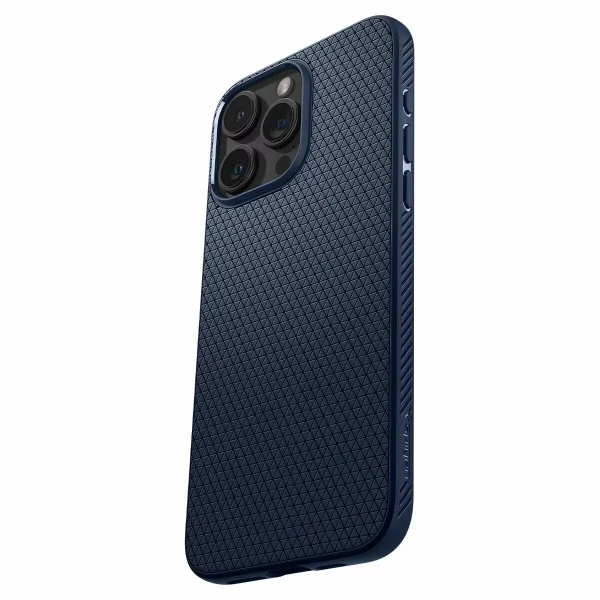 Защитный чехол Spigen Liquid Air для iPhone 15 Pro Navy Blue