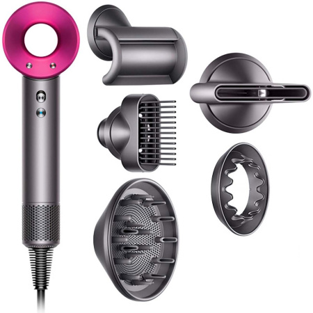 Фен для волос Dyson Supersonic HD07 Iron/Fuchsia