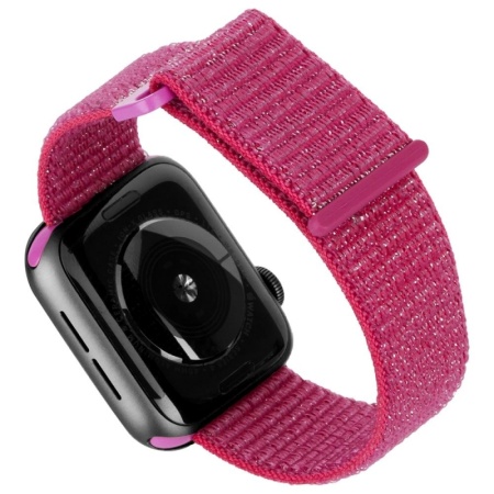 Ремешок Case-Mate Nylon Watch Band для Apple Watch 42-45mm Metallic Pink