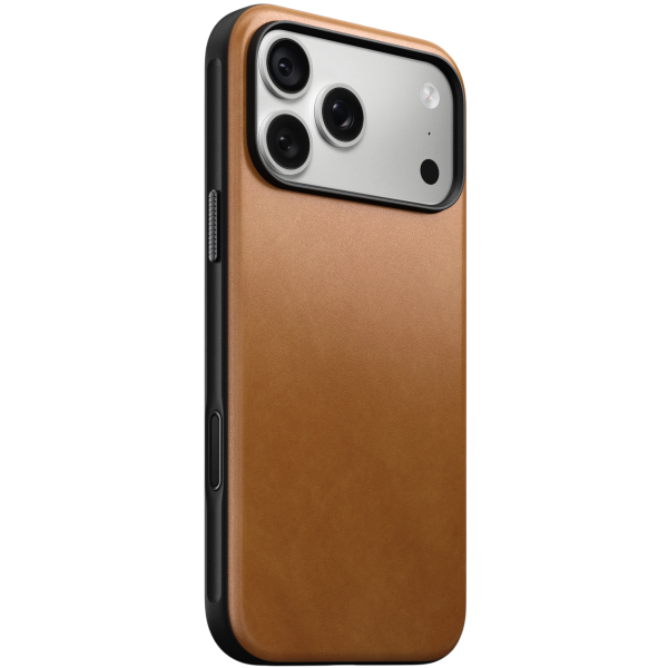 Защитный чехол Nomad Modern Leather Case для iPhone 18 Pro Max / 17 Pro Max English Tan