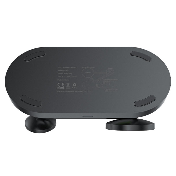 Беспроводное зарядное устройство ACEFAST Fast Wireless Charger Desktop Holder E9 3-in-1 Black