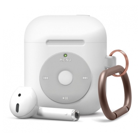 Чехол Elago для AirPods AW6 Music Player Hang Case White