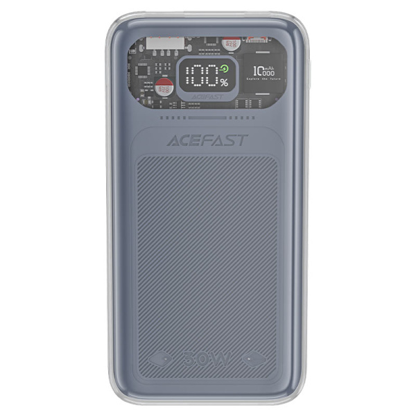 Внешний аккумулятор ACEFAST M1-10000 Sparkling Series 30W Fast Charge Mica Grey