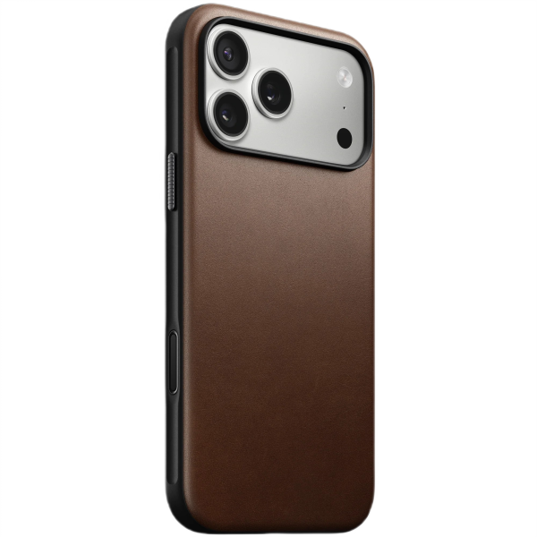 Защитный чехол Nomad Modern Leather case для iPhone 17 Pro Brown