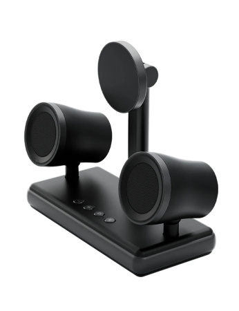 Беспроводная зарядная станция Energea MagAudio Stand 2in1 QI2 Wireless MagSafe Charger + Stereo Speaker Gun