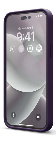 Чехол Elago для iPhone 14 Pro Premium Silicone Case Dark Purple