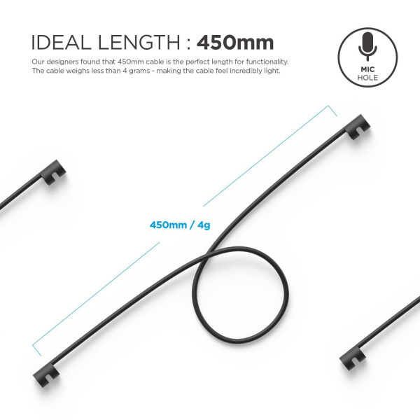 Держатель Elago для AirPods Strap Black