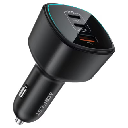 Автомобильное зарядное устройство ACEFAST B18 Fast 200W Black