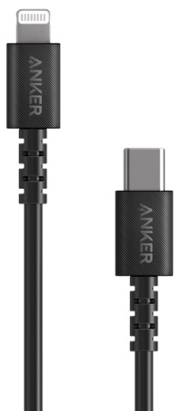 Кабель Anker Powerline Select USB-C to Lightning 0.9м V3 Black Кабель Anker Powerline Select USB-C to Lightning 0.9м V3 Black